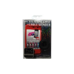 第4世代iPod touch用シリコンケース+ケーブルワインダー “SILICONE CASE+CABLE WINDER” レッド RA-SC453R