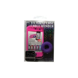 第4世代iPod touch用シリコンケース+ケーブルワインダー “SILICONE CASE+CABLE WINDER” ピンク RA-SC453P