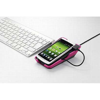 RK-BXF11P [SMART SPACE スマートフォン専用充電スペース ピンク]