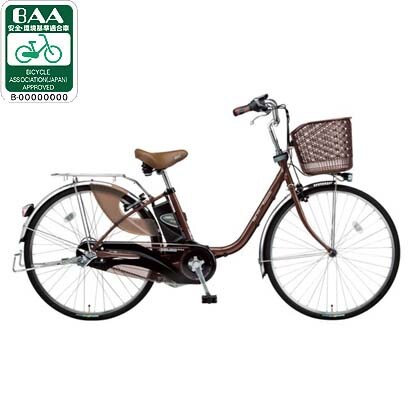 電動アシスト自転車（24型） チョコブラウン リチウムビビ・EX ECONAVI（エコナビ）搭載 BE-ENE434T2
