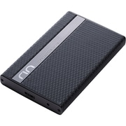 USB3.0対応 2.5インチSATA用 スタイリッシュポータブルハードディスクケース カーボン&メタル LHR-PBKU3CA