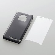 REGZA PHONE /T-01D/ソフトケース/ブラック PD-FT01UCBK