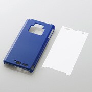 REGZA PHONE /T-01D/シェルカバー/ブルー PD-FT01PVBU