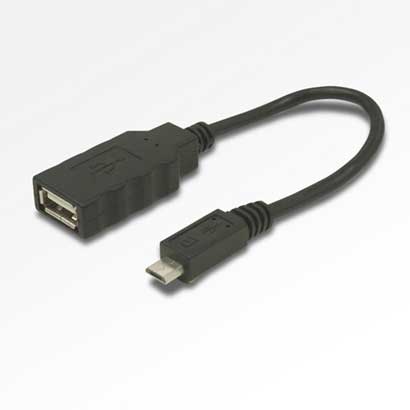 USBホストケーブル　0.16m USB-H015BK