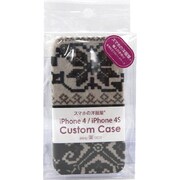 友禅ジャケットiPhone 4S ダイアモンドダストBK