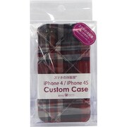 友禅ジャケットiPhone 4S ピンタックチェックRD
