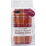 友禅ジャケットiPhone 4S ピンタックチェックOR