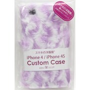 友禅ジャケットiPhone 4S キャンディーファーPU