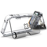 E307 [iPhone4S/4用 スタンド付きケース exoclear Case（エクソクリアケース） クリア]