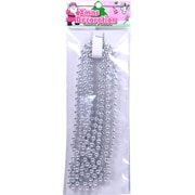 8ミリメートル ビーズガーランド シルバー [クリスマス用品]