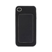 PH11021-BK [iPhone4S/4用シリコン/レザーケース　ブラック]