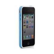 PH11061-B [iPhone4S/4用バンパー型シリコンケース　ブルー]