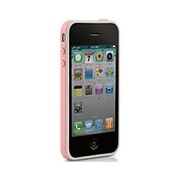 PH11061-P [iPhone4S/4用バンパー型シリコンケース　ピンク]