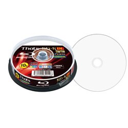 録画用BD-R DL 追記型 1-4倍速 片面2層 50GB 10枚 インクジェットプリンター対応 BR-V50WWY10BC
