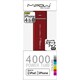 MP-SP4000RD MiPOWリチウム充電器4000mAhレッド