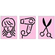 060746 [イラストテンプレート ヘアサロン]