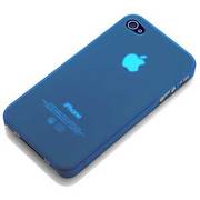 RX-IP4SLM04CY [iPhone4S/iPhone4 ポリカーボネイトスリムケース スモークシアン]