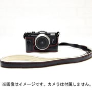 for PENTAX Q ブラック/レッド SF-Q-001 本革速写ケースwithストラップ