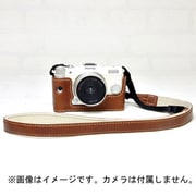 for PENTAX Q ブラウン SF-Q-002 本革速写ケースwithストラップ