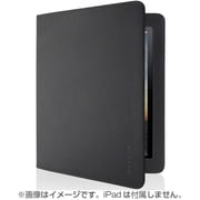 iPad2用マグネット付ヴァーブフォリオスタンド 本革 ブラック F8N648qeC00