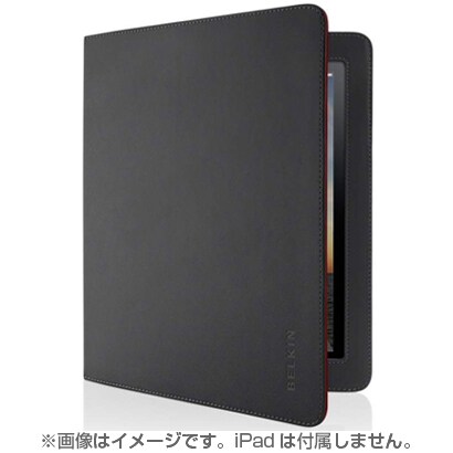 iPad2用マグネット付ヴァーブフォリオスタンド 本革 レッド F8N648qeC01