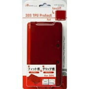 ANS-3D018RD [3DS用TPUプロテクト レッド]