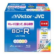録画用BD-R 片面1層 25GB 1~6倍速 カラープリンタブルレーベル 10枚 BV-R130HP10
