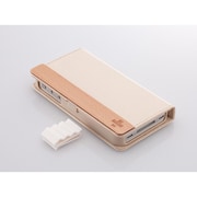 TR-FNIPN-BW [Flip Note Style for iPhone 4S フリップノートスタイルレザーケース ベージュホワイト]
