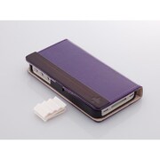 TR-FNIPN-PP [Flip Note Style for iPhone 4S フリップノートスタイルレザーケース パープル]