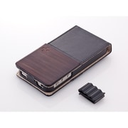 TR-VFIPN-BK [Vertical Flip Style for iPhone 4S バーチカルフリップレザーケース ブラック]
