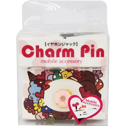 F21-PIN-10 [チャームピン ドーナツクリーム]