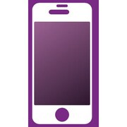 アートブロック iPhone4S WH [液晶保護フィルム]