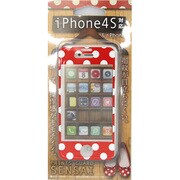 SENSAI iPhone4S ドットRD [液晶保護フィルム]