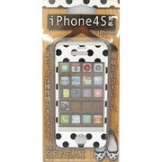 SENSAI iPhone4S ドットWH [液晶保護フィルム]
