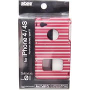 MA-4J01-REBS [アルミジャケット iPhone4/4S ホライゾン・ストライブ レッド]