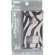MA-4J02-BKZS アルミジャケット iPhone4/4SゼブラBK