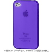 AGC-IP4S01CPP [aglowDESIGN iPhone4/4S用 TPUケース クリアパープル]