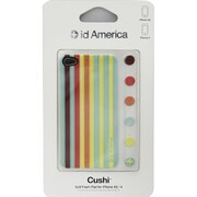 CSI407RED [Cushi3Dシールストライプ iPhone4S Beach Red]