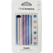 CSI407BLU [Cushi3Dシールストライプ iPhone4S Candy Blue]