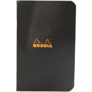ロディア クラシック ホチキス留めノート ミニ 5mm方眼 サイズ（7.5×12cm） ブラック cf119159