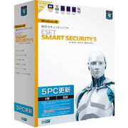 ESET Smart Security V5.0 5PC更新 [Windowsソフト]
