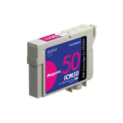 互換インクカートリッジ エプソン ICM50 マゼンタ（染料） PLE-E50M-N2