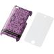 iPod touch用シェルカバー(for Girl) 液晶保護フィルム付 レース AVA-T11PVG3