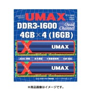 デスクトップ用メモリ Cetus QCD3-16GB-1600OC DDR3-1600(4GB*4)
