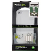 TR-SHCSIPN-WT [Semi Hard Case Set for iPhone 4S ホワイト]