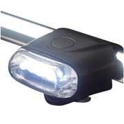5LEDシリコンサイクルライト(ヘッド) ブラック FJK-267F-5-BK
