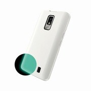 BSMPL01DLSCR [Optimus LTE L-01D専用 光るシリコンケース 液晶保護フィルム付 クリア]