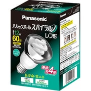 電球形蛍光灯 パルックボールスパイラル レフ形 E26口金 ナチュラル色(昼白色) R15形(12W) EFR15EN122F