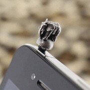 日本製PLUGAPLIアンティーク子象 [イヤホンジャックアクセサリー]