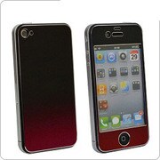 iphone4s用アルミニウムデコレーションステッカー(rdbk)